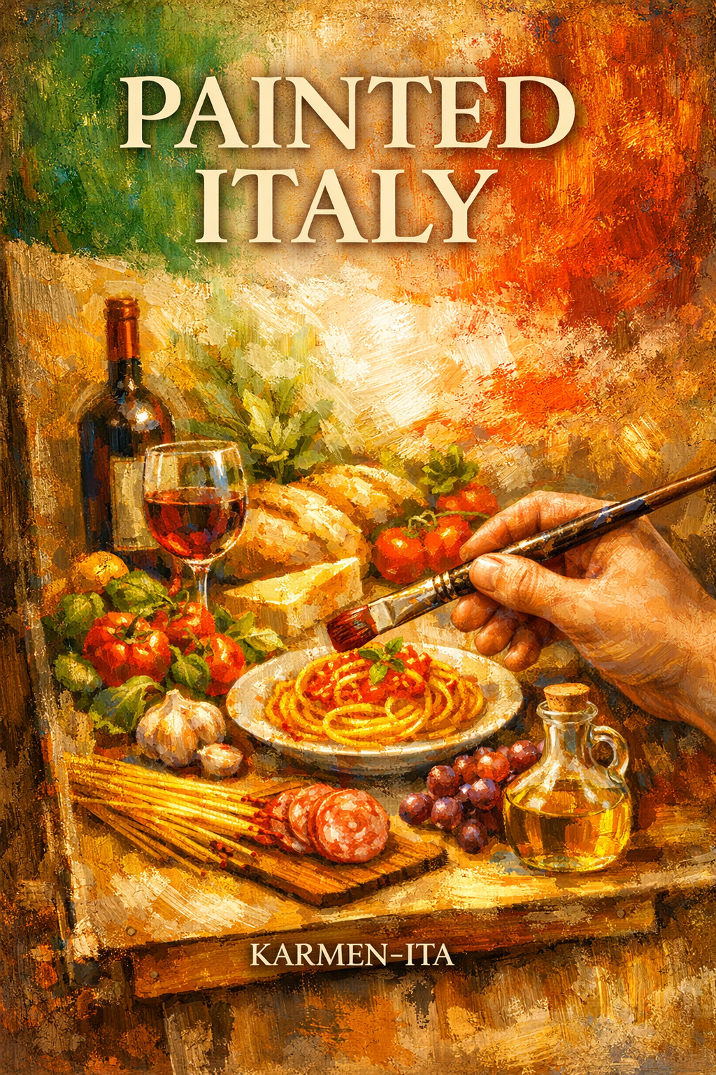 PAINTED ITALY — An Expressionist Art Book Celebrating Italian Culinary Culture