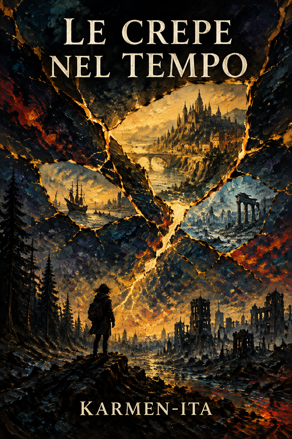 Copertina Le Crepe nel Tempo - KARMEN-ITA