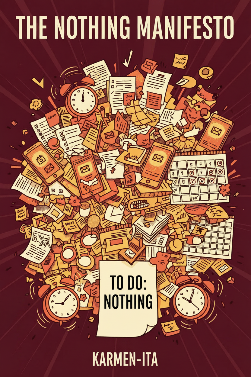 The Nothing Manifesto book cover by KARMEN-ITA