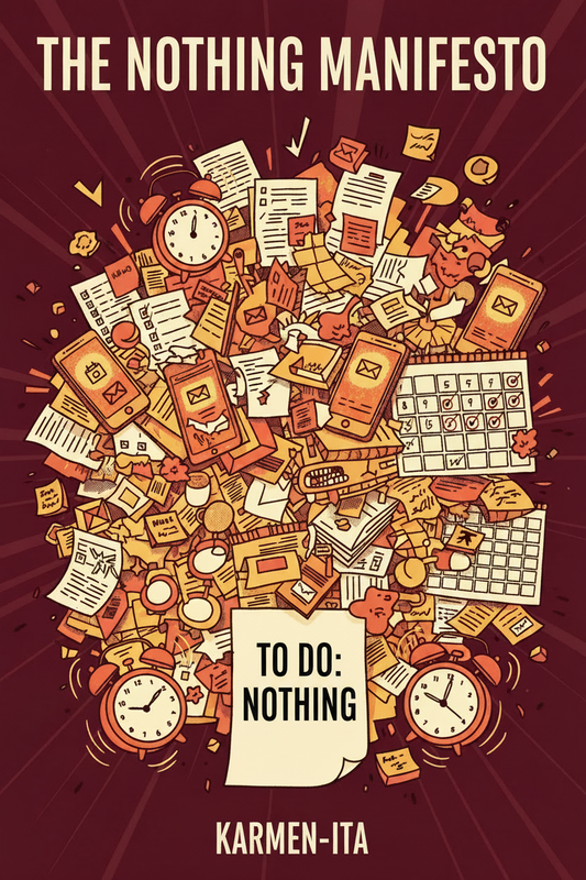 The Nothing Manifesto book cover by KARMEN-ITA
