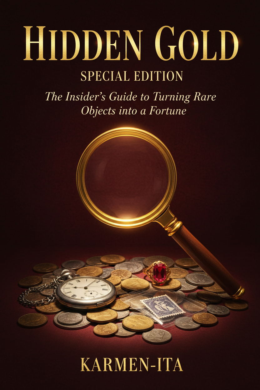 Hidden Gold book cover — Special Edition bordeaux