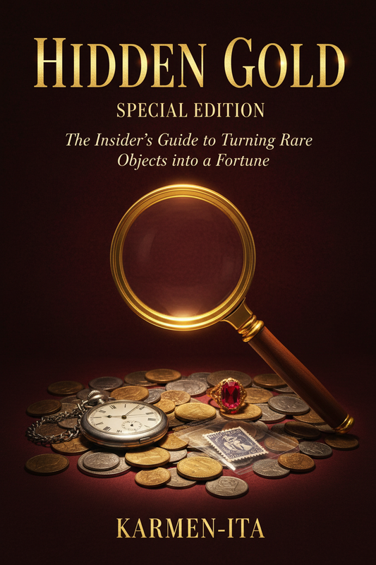 Hidden Gold book cover — Special Edition bordeaux